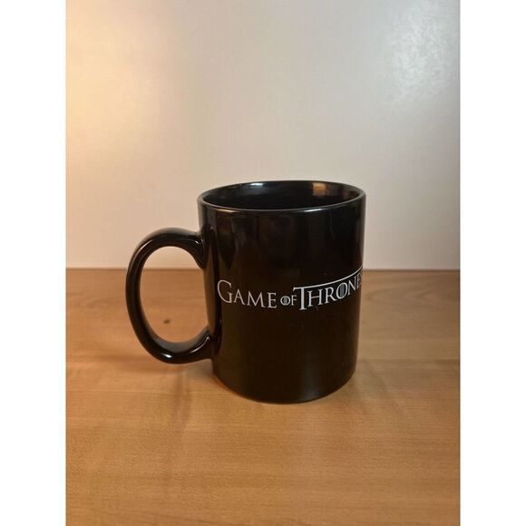 Game of Thrones Fire and Blood Targaryen HBO Show Black Coffee Mug / Tea Cup - Picture 2 of 7